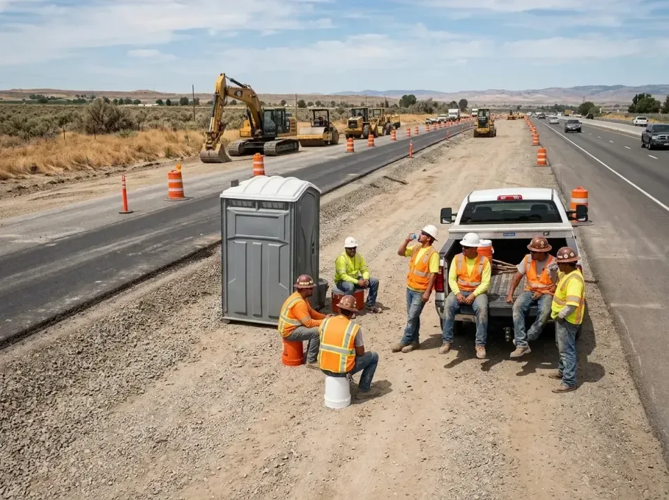 highway-road-construction-crew-007 — frequently asked questions, Porta Potty and Restroom Rentals in Masury, OH